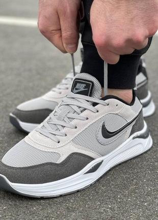 Мужские (подростковые) кроссовки nike running grey edition