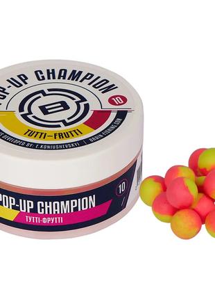Бойлы Brain Champion Pop-Up Tutti- Frutti (тутти-фрутти) 12mm 34g