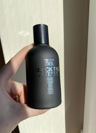 Мужской парфюм black tag intense от zara