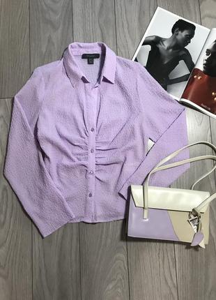 Блуза рубашка сиреневого цвета от primark p.14