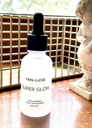 Тонирующая сыворотка tan-luxe super glow hyaluronic self-tan s...