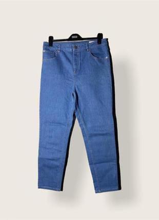 Голубые узкие джинсы скини asos , высокая посадка на талию
