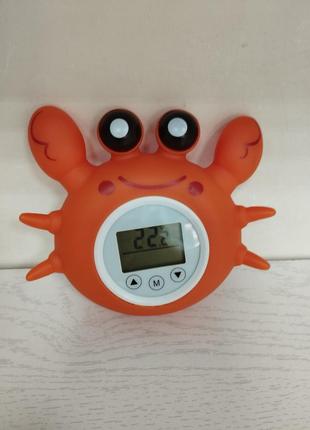 Б/У Термометр для ванны Краб с ЖК-дисплеем
