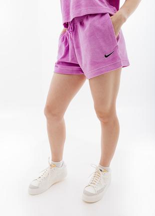 Женские Шорты Nike W NSW TRRY SHORT MS Фиолетовый M (7dFJ4899-...