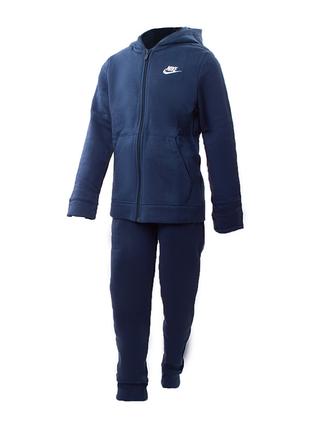 Дитячий костюм спортивний Nike U NSW TRK SUIT CORE BF Синій 12...