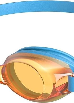 Очки для плавания Speedo JET V2 GOG JU голубой, оранжевый OSFM...