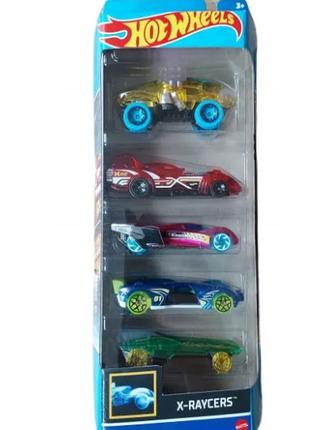 Подарочный набор машинок Mattel 5 штук Hot Wheels для мальчиков