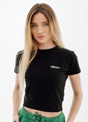 Женская Футболка Ellesse Chelu Crop T-Shirt Черный L (7dSGR179...