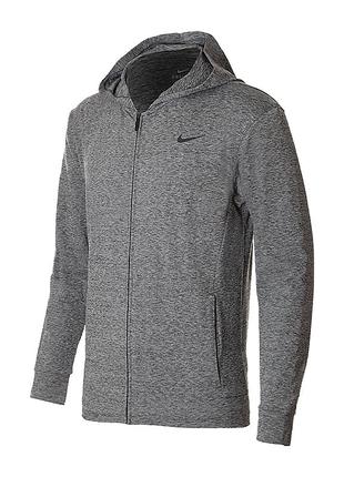 Мужская Толстовка Nike M NK DRY HOODIE FZ HPRDRY LT Серый L (7...