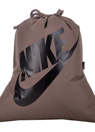 Рюкзак - сумка Nike NK HERITAGE DRAWSTRING Коричневый One size...