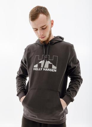 Чоловіче Худі HELLY HANSEN NORD GRAPHIC PULL OVER HOODIE Сіре ...