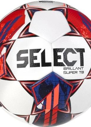 Мяч футбольный Select BRILLANT SUPER FIFA TB v23 белый, красны...