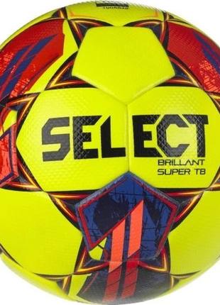 Мяч футбольный Select BRILLANT SUPER FIFA TB v23 желтый, красн...