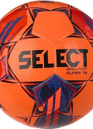 Мяч футбольный Select BRILLANT SUPER FIFA TB v23 оранжевый, кр...