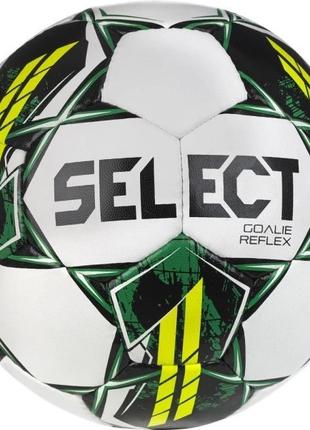 Мяч футбольный Select GOALIE REFLEX v23 белый, зеленый размер ...