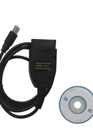 Адаптер VAG Tacho 3.01 + Opel-Immo-Airbag USB Код/Артикул 13