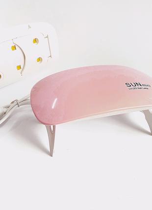 Лампа для маникюрe LED+UV Sun Mini 6 Вт