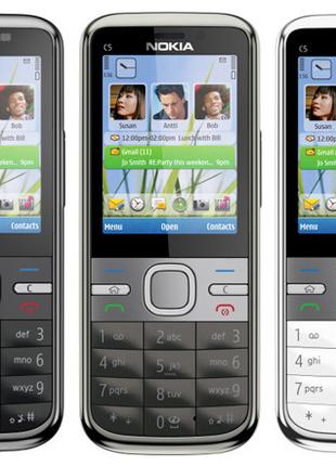Мобільний телефон Nokia C5-00 1050 мАч 5мп оригинал новый Silv...