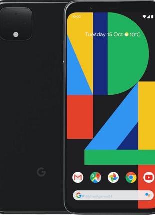Смартфон Google Pixel 4 6/64GB Just Black OLED 5.7" 8ядер 2800мАч