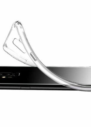 Чехол бампер силиконовый прозрачный для LG G8X ThinQ.