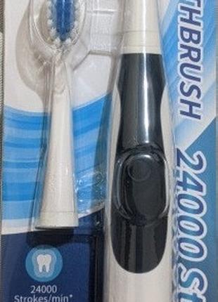 Электрическая зубная щетка для мужчин и женщин на батарейках с...