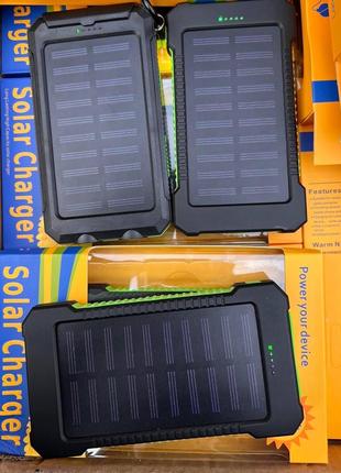 Повербанк USB Power Bank Solar Charger 20000 мА·год на сонячні...