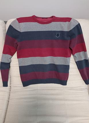 Стильный разноцветный мужской свитер L кофта джемпер LC Waikiki