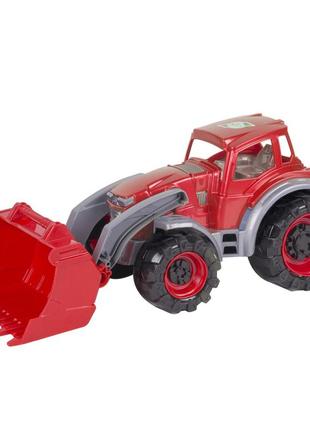 Детская игрушка трактор техас orion 308or погрузчик (красный)