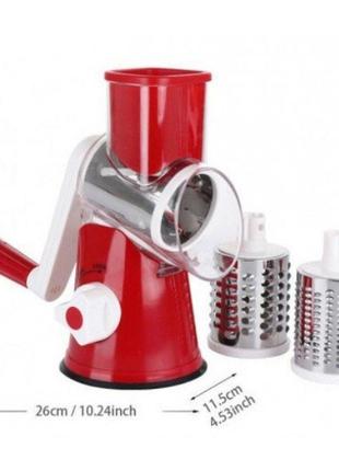 Овощерезка мультислайсер tabletop drum grater kitchen master т...