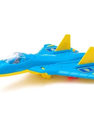 Детская игрушка самолет стилет orion 254or военный  (синий)