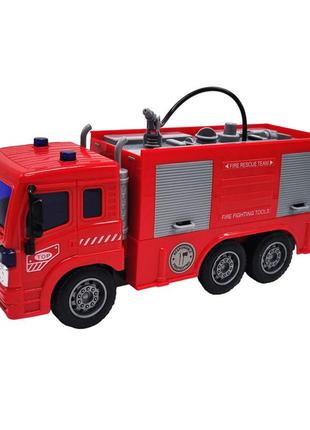 Радиоуправляемая пожарная машина с водой 3589-2s аккумулятор