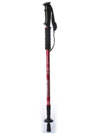 Трекинговые палки для ходьбы ms 2019-1 телескопические (красный)