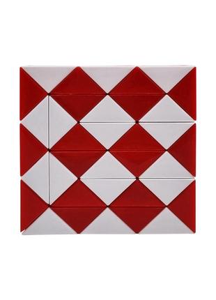 Головоломка кубик рубика змейка mc9-6, 3 цвета (красный)
