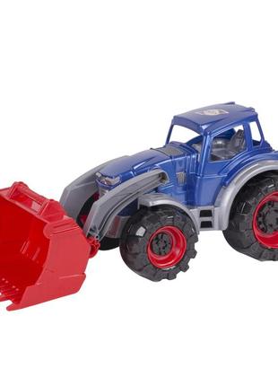 Детская игрушка трактор техас orion 308or погрузчик (синий)
