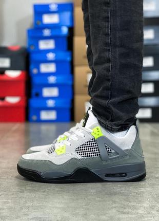 Nike air jordan retro 4 se neon 41