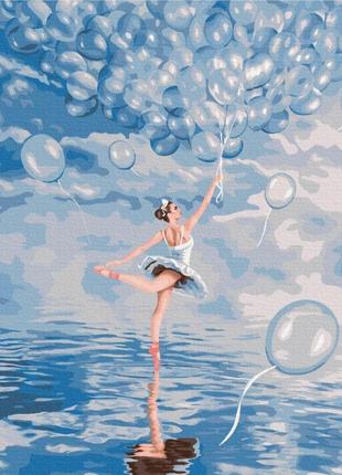Картина за номерами "блакита балерина" brushme bs52714 40х50 см
