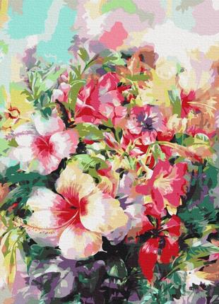 Картина по номерам "фантазийные цветы" brushme bs52516 40х50 см
