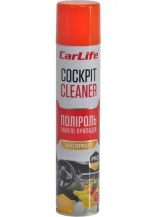 Поліроль Carlife Cockpit Cleaner мультифрукт 320 мл (CF326)