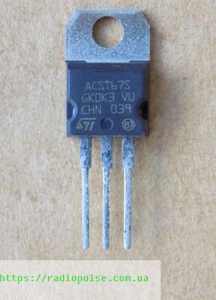 Сімістор ACST67S оригінал, TO220