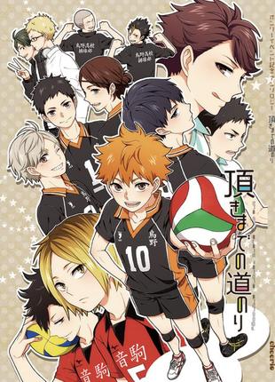 Додзинси haikyu!! the way to the top