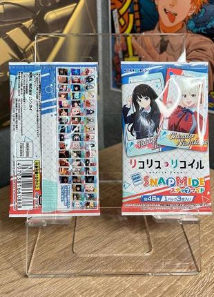 Коллекционные карточки по аниме ликорис рекойл snapmide