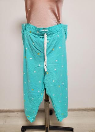 Красивые брендовые коттоновые легкие брюки шорты пижама
