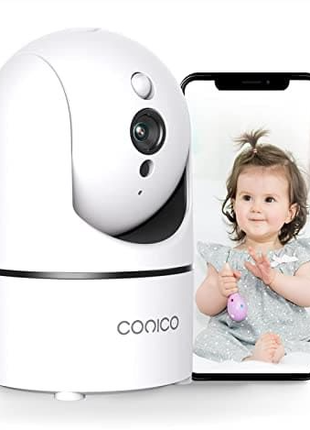 Внутренняя камера видеоняня Conico 1080p двухсторонний звук WiFi