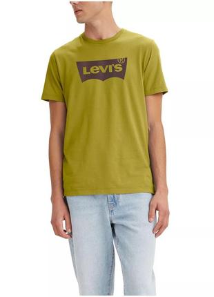 Новая футболка levis (левис logo graphic crewneck t-shirt) с а...