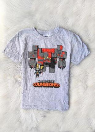 Хлопковая футболка майнкрафт minecraft dungeons global brands ...