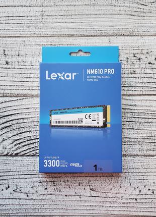 SSD накопитель Lexar NM610 Pro M.2 2280 PCIe Gen3x4 NVMe 1Tb