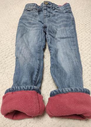 Теплі джинси повністю на флісі