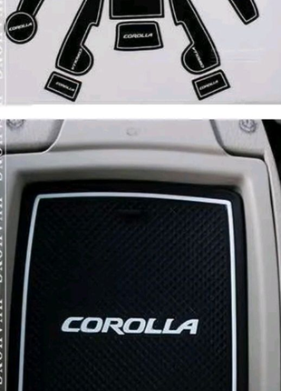 Коврики автомобильные резиновые Toyota Corolla Тойота Королла