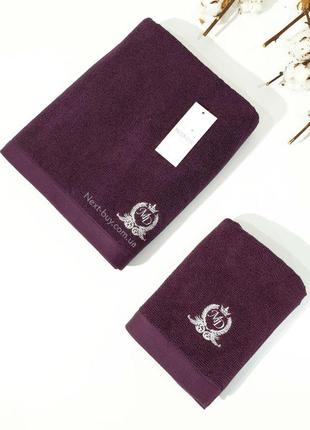 Maison D'or махровое полотенце для лица LUXFORD бордо