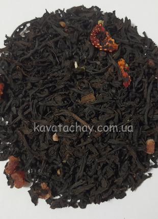 Чорний чай Полуничний Джем 250г